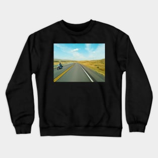 Road trip Canadian Prairies, Alberta, Canada. Crewneck Sweatshirt